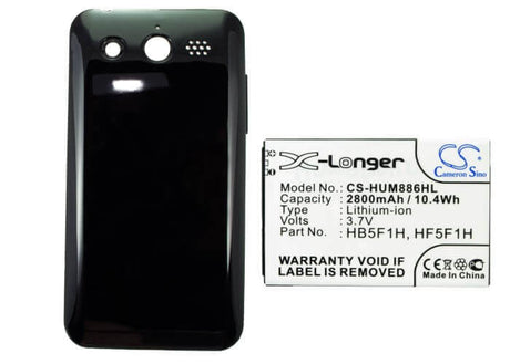 3.7V, Li-ion, 2800mAh, SmartPhone battery fits Huawei, Hb5f1h, Honor, M886, 10.36Wh Mobile, SmartPhone Cameron Sino Technology Limited (Suspended)