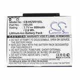 3.7V, Li-ion, 800mAh, SmartPhone battery fits Huawei, Hbu86, T7200, U7200, 2.96Wh Mobile, SmartPhone Cameron Sino Technology Limited (Suspended)
