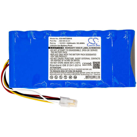 18V, Li-ion, 5200mAh, Lawn Mowers battery fits Husqvarna, 580 68 33-01, Am430x, Am440, 93.60Wh Lawn Mowers Cameron Sino Technology Limited