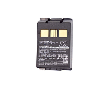 7.4V, Li-ion, 1800mAh, Payment Terminal battery fits Hypercom, 400037-001, M4230, M4240, 13.32Wh Payment Terminal Cameron Sino Technology Limited