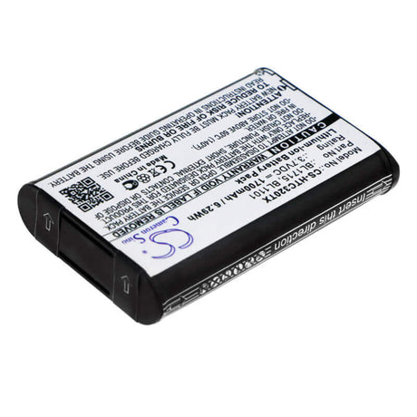 3.7V, Li-ion, 1700mAh, Two-Way Radio battery fits Hyt, Bl1101, Tc-320, Tc-320u, 6.29Wh Two-Way Radio Cameron Sino Technology Limited