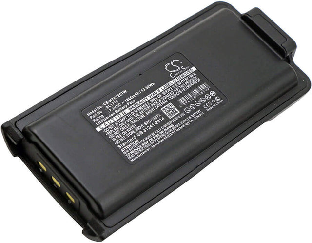 7.4V, Li-ion, 1800mAh, Two-Way Radio battery fits Retevis, Tytera, Bl1718, Rt1, 13.32Wh Two-Way Radio Cameron Sino Technology Limited