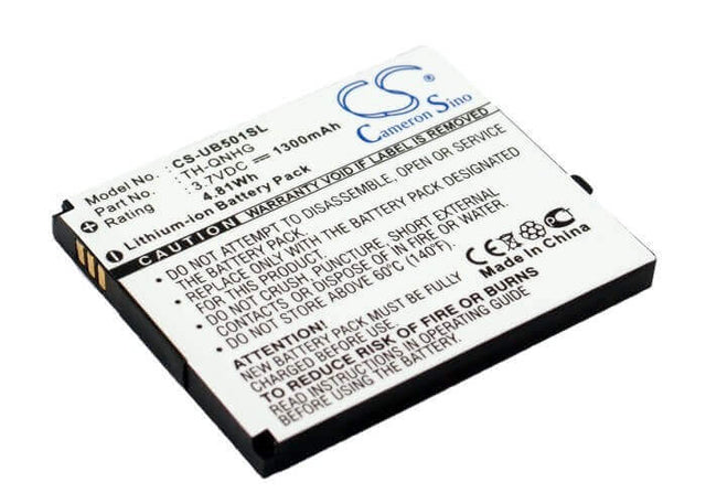 Battery For I-mate Jaq3, Jaq8, G688 3.7v, 1300mah - 4.81wh Batteries for Electronics Cameron Sino Technology Limited (Suspended)