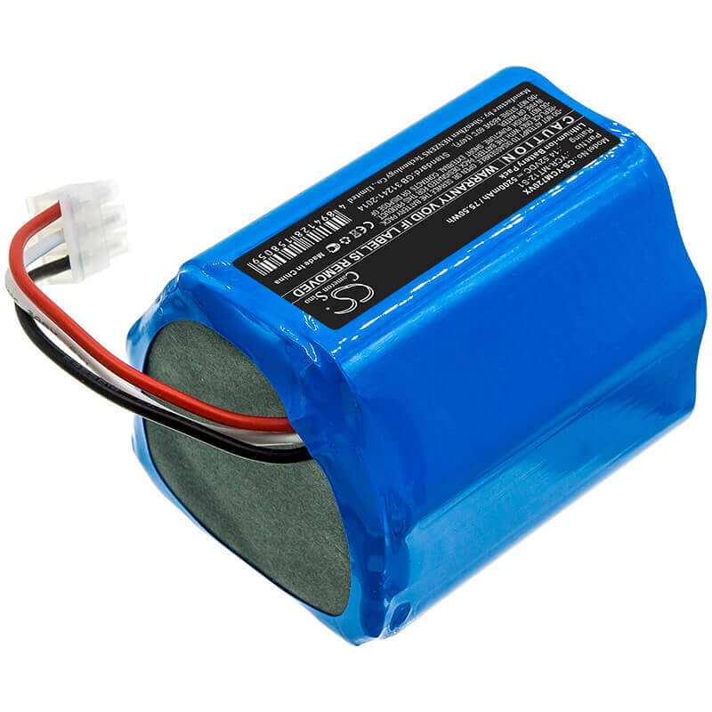 14.52V, Li-ion, 5200mAh, Vacuum battery fits Iclebo, Miele, O5, Omega, Xic013, 75.50Wh Vacuum Cameron Sino Technology Limited