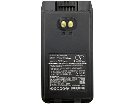 Two-Way Radio Battery For Bearcom & Icom F1000, F1000d, F1000s 7.4v, 2250mah - 16.65wh Two-Way Radio Cameron Sino Technology Limited   