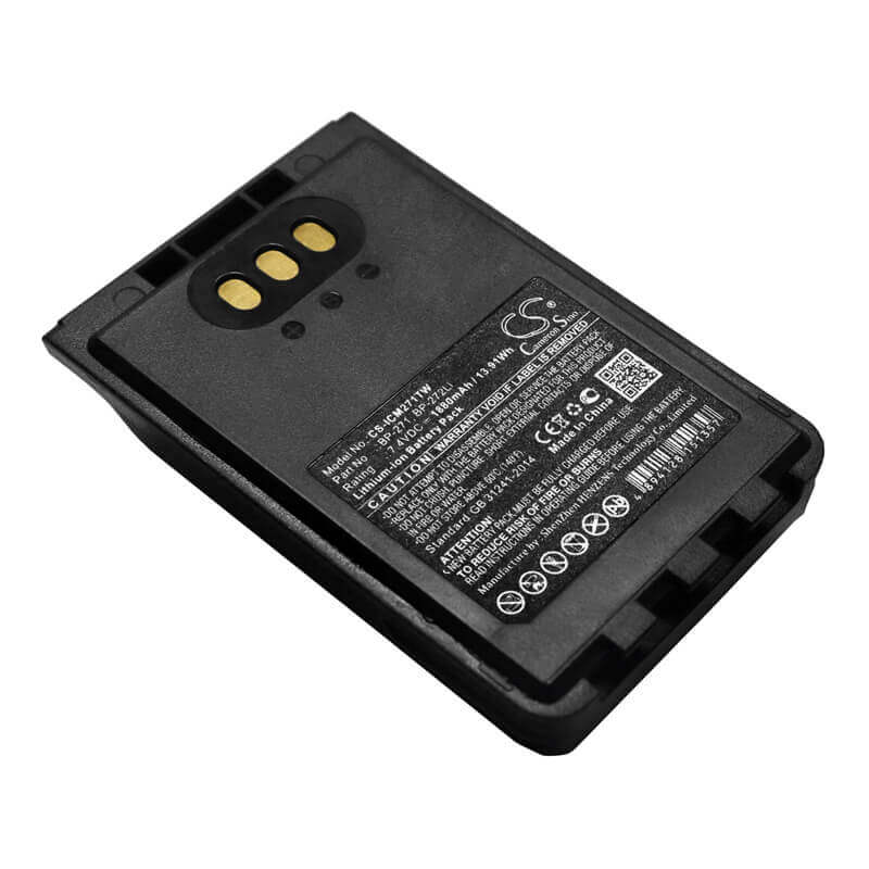7.4V, Li-ion, 1880mAh, Two-Way Radio battery fits Icom, Bp-271, Ic-31a, Ic-31e, 13.91Wh Two-Way Radio Cameron Sino Technology Limited