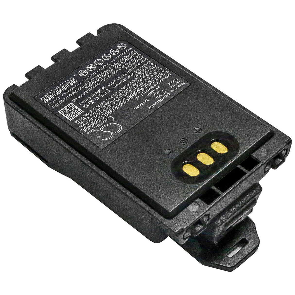 7.4V, Li-ion, 3300mAh, Two-Way Radio battery fits Icom, Bp-307, Ic-705, Id-31e, 24.42Wh Two-Way Radio Cameron Sino Technology Limited
