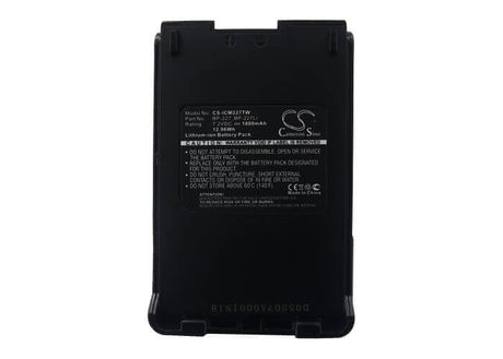 Two-Way Radio Battery For Icom Ic-f50, Ic-f50v, Ic-f60 7.2v, 1800mah - 12.96wh Two-Way Radio Cameron Sino Technology Limited   