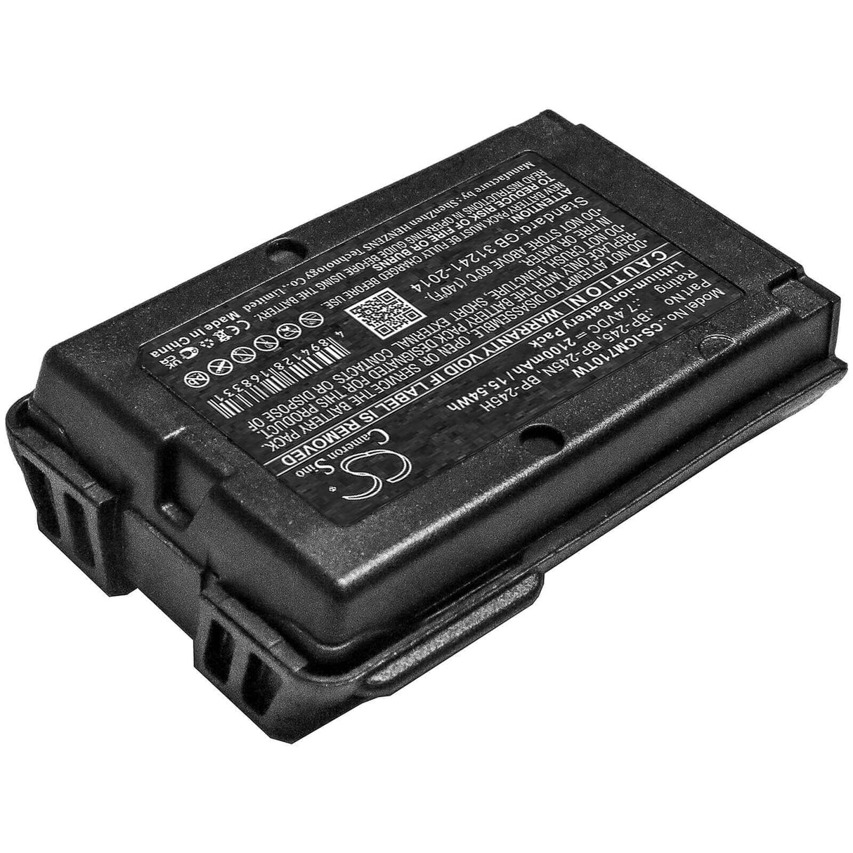 7.4V, Li-ion, 2100mAh, Two-Way Radio battery fits Icom, Bp-245, Ic-m71, Ic-m72, 15.54Wh Two-Way Radio Cameron Sino Technology Limited