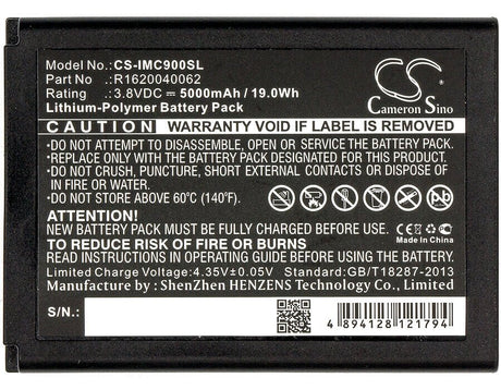 3.8V, Li-Polymer, 5000mAh, Equipment battery fits Idata, R1620040062, MC70, Mc90hc, 19Wh Equipment, Survey, Test Cameron Sino Technology Limited