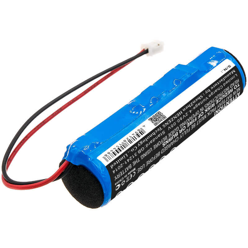 3.7V, Li-ion, 2600mAh, Speaker battery fits Ihome, Ibt74, 9.62Wh Speaker Cameron Sino Technology Limited