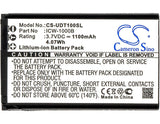 3.7V, Li-ion, 1100mAh, Cordless Phone battery fits Incom, Icw-1000b, 4.07Wh Cordless Phone Cameron Sino Technology Limited (Suspended)