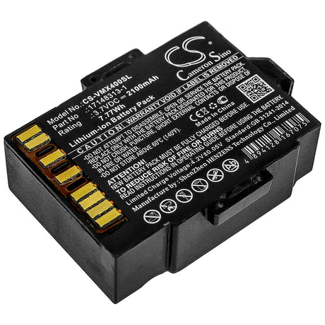 3.7V, Li-ion, 2100mAh, Equipment battery fits Industrial Scientific, 17148313-1, Ventis MX4 Monitors, Vts-k1231100101, 7.77Wh Equipment, Survey, Test Cameron Sino Technology Limited (Suspended)