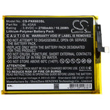 3.8V, Li-Polymer, 2700mAh, SmartPhone battery fits Infinix, Bl-43ax, X603, Zero 5, 10.26Wh Mobile, SmartPhone Cameron Sino Technology Limited (Smartphone)