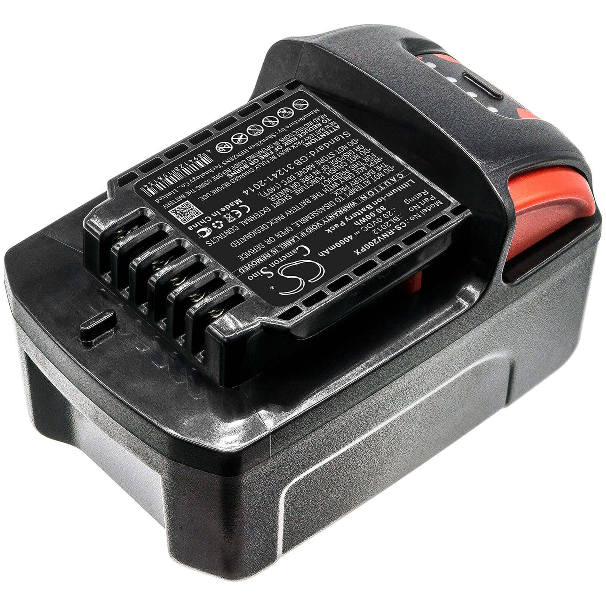 20.0V, Li-ion, 4000mAh, Power Tools battery fits Ingersoll Rand, Bl2010, Drill D5140, Iqv20, 80Wh Power Tools Cameron Sino Technology Limited (Power Tools)