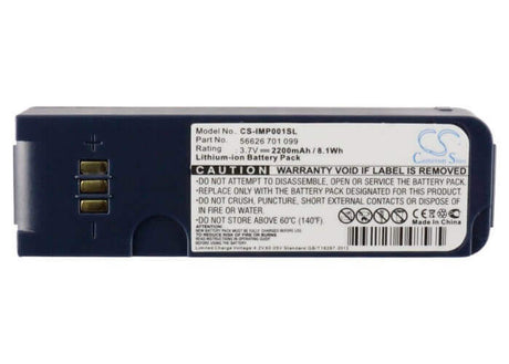 3.7V, Li-ion, 2200mAh, Satellite Phone battery fits Inmarsat, 55800611, Isatphone, Isatphone Pro, 8.14Wh Satellite Phone Cameron Sino Technology Limited (Suspended)