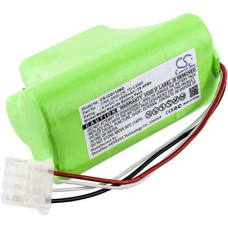 8.4V, Ni-MH, 3500mAh, Medical battery fits Innomed, 7/nc-3000-cr, Heartscreen 112d, 29.40Wh Medical Cameron Sino Technology Limited (Medical)