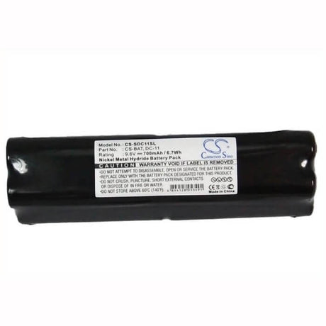 9.6V, Ni-MH, 700mAh, Dog Collar battery fits Innotek, 1000005-1, 1000005-1, Cs-16000, 6.72Wh Dog Collar Cameron Sino Technology Limited