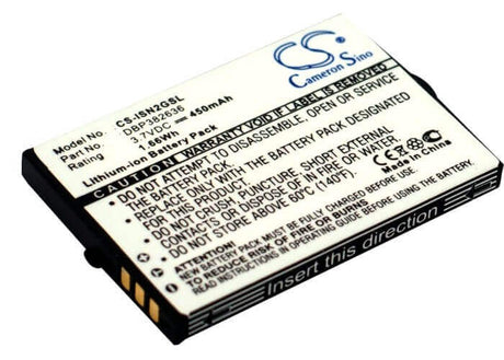 3.7V, Li-ion, 450mAh, Media Player battery fits Insignia, Dbp382636, Ns-da1g, Ns-da2g 1gb, 1.67Wh Media Player Cameron Sino Technology Limited