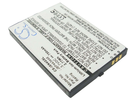 Battery For Insignia Ns-dv4g, Ns-dv2g 3.7v, 750mah - 2.78wh Batteries for Electronics Cameron Sino Technology Limited (Suspended)   