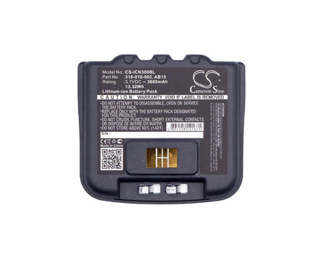 Barcode Scanner Battery For Intermec, Cn3, Cn3e, Cn4, Cn4e 3.7v, 3600mah - 13.32wh Barcode Scanner Cameron Sino Technology Limited