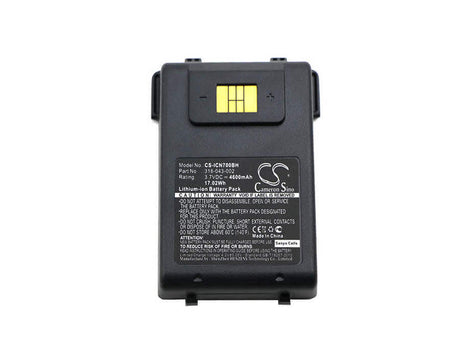 Barcode Scanner Battery For Intermec, Cn70, Cn70e 3.7v, 4600mah - 17.02wh Barcode Scanner Cameron Sino Technology Limited