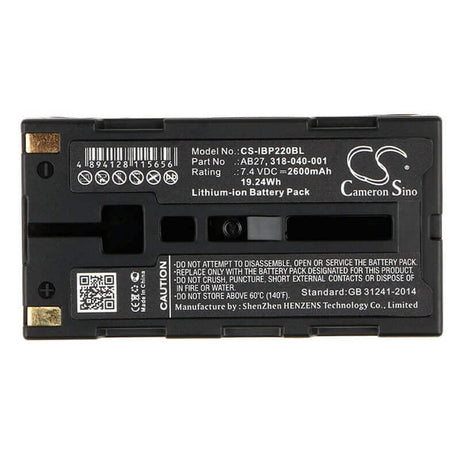 Barcode Scanner Battery For Intermec Pb2, Pb3 7.4v, 2600mah - 19.24wh Barcode Scanner Cameron Sino Technology Limited