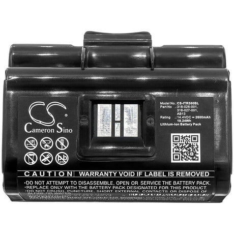 14.4V, Li-ion, 2600mAh, Portable Printer battery fits Intermec, 318-026-001, Pb50, Pb51, 37.44Wh Portable Printer Cameron Sino Technology Limited