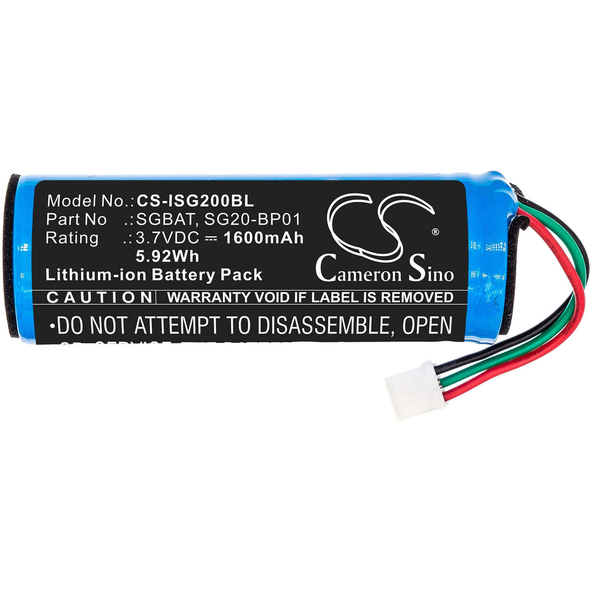 Barcode Scanner Battery For Intermec, Sg20, Sg20b, Sg20b1d, Sg20b2d 3.7v, 1600mah - 5.92wh Barcode Scanner Cameron Sino Technology Limited
