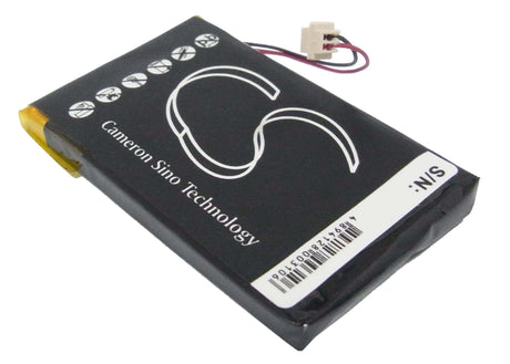 3.7V, Li-Polymer, 720mAh, Media Player battery fits Iriver, E10, E10ct, 2.66Wh Media Player Cameron Sino Technology Limited