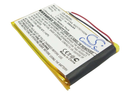 3.7V, Li-Polymer, 350mAh, Media Player battery fits Iriver, 9021701102n, E50 4g, E50 8g, 1.3Wh Media Player Cameron Sino Technology Limited (Suspended)