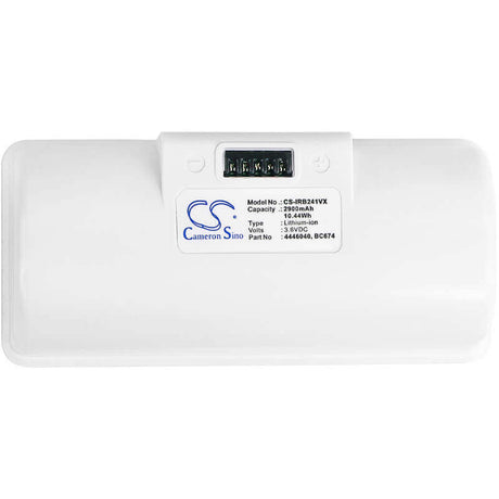 Vacuum battery for Irobot, Braava Jet 240, Braava Jet 241, Braava Jet 244 3.6v, 2900mah - 14.40wh Vacuum Cameron Sino Technology Limited