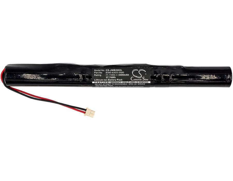 11.1V, Li-ion, 3400mAh, Speaker battery fits Jawbone, Big Jambox, J2011-02-us, 37.74Wh Speaker Cameron Sino Technology Limited