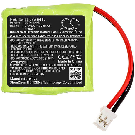 Crane Remote Battery For Jay, Wilpa 1035 3.6v, 300mah - 1.08wh Crane Remote Control Cameron Sino Technology Limited   