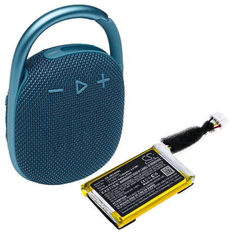 3.7V, Li-Polymer, 1100mAh, Speaker battery fits Jbl, An0402-jk0009880, Clip 4, 4.07Wh Speaker Cameron Sino Technology Limited
