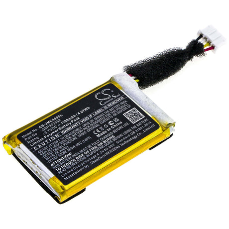 3.7V, Li-Polymer, 1100mAh, Speaker battery fits Jbl, An0402-jk0009880, Clip 4, 4.07Wh Speaker Cameron Sino Technology Limited