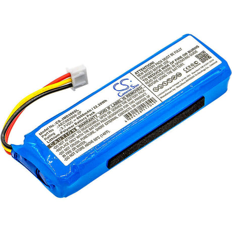3.7V, Li-Polymer, 6000mAh, Speaker battery fits Jbl, Charge, 22.20Wh Speaker Cameron Sino Technology Limited