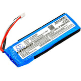 3.7V, Li-Polymer, 3000mAh, Speaker battery fits Jbl, Flip 3, Flip 3 Gray, 11.10Wh Speaker Cameron Sino Technology Limited