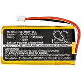 7.4V, Li-Polymer, 1050mAh, Speaker battery fits Jbl, Flip, Flip 1, 7.77Wh Speaker Cameron Sino Technology Limited