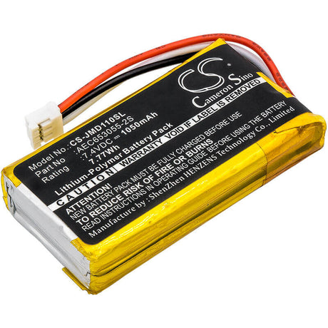 7.4V, Li-Polymer, 1050mAh, Speaker battery fits Jbl, Flip, Flip 1, 7.77Wh Speaker Cameron Sino Technology Limited
