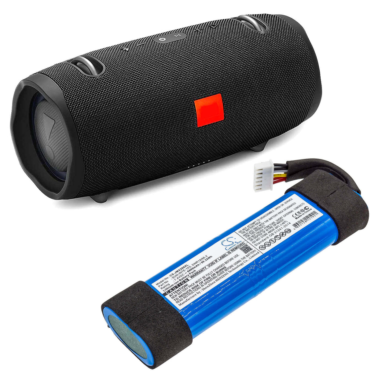 7.4V, Li-ion, 6800mAh, Speaker battery fits Jbl, Jblxtreme2blkam, Jblxtreme2bluam, 50.32Wh Speaker Cameron Sino Technology Limited