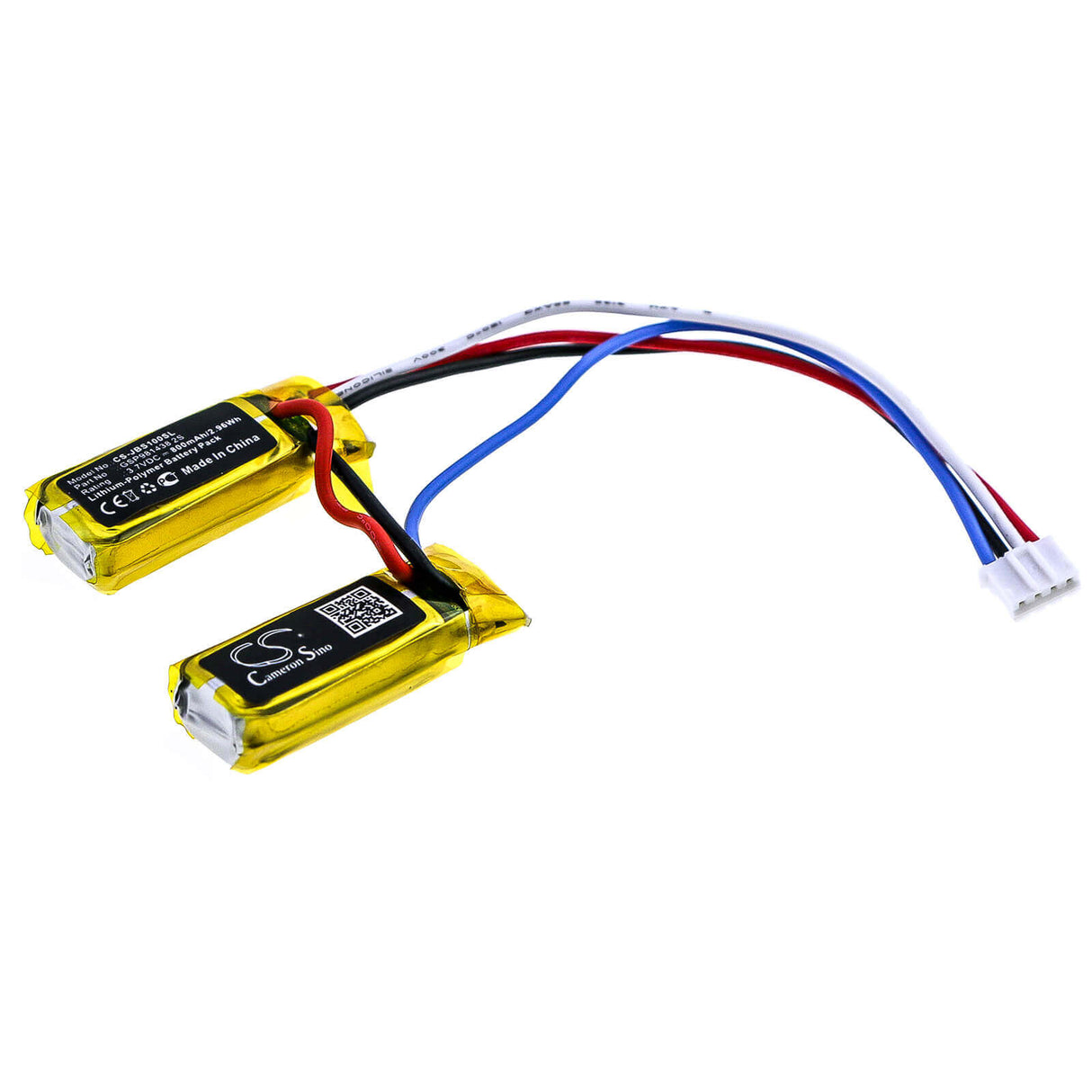 3.7V, Li-Polymer, 800mAh, Speaker battery fits Jbl, Soundgear, 2.96Wh Speaker Cameron Sino Technology Limited