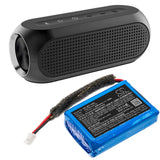 3.7V, Li-Polymer, 3000mAh, Speaker battery fits Jbl, Turbo, 11.10Wh Speaker Cameron Sino Technology Limited