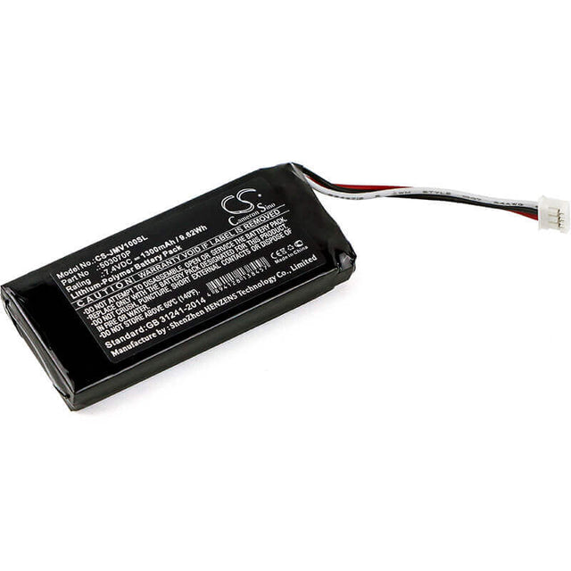 7.4V, Li-Polymer, 1300mAh, Speaker battery fits Jbl, Voyager, 9.62Wh Speaker Cameron Sino Technology Limited