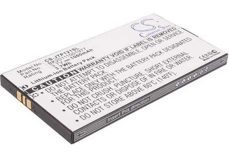 3.7V, Li-ion, 1000mAh, SmartPhone battery fits Jcb, Bk20111001977, Toughphone Tradesman, Tp121, 3.7Wh Mobile, SmartPhone Cameron Sino Technology Limited (Suspended)