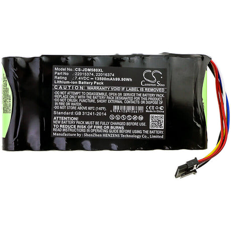 7.4V, Li-ion, 13500mAh, Equipment battery fits Jdsu, 22015374, VIAVI MTS-5800, Viavi Mts-5802, 99.9Wh Equipment, Survey, Test Cameron Sino Technology Limited