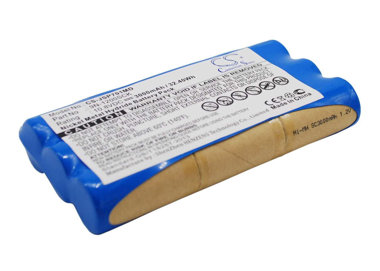 10.8V, Ni-MH, 3000mAh, Medical battery fits Jms, 9n-1200sck, Infusion Pump Ot-701, Ot-601, 32.40Wh Medical Cameron Sino Technology Limited (Medical)