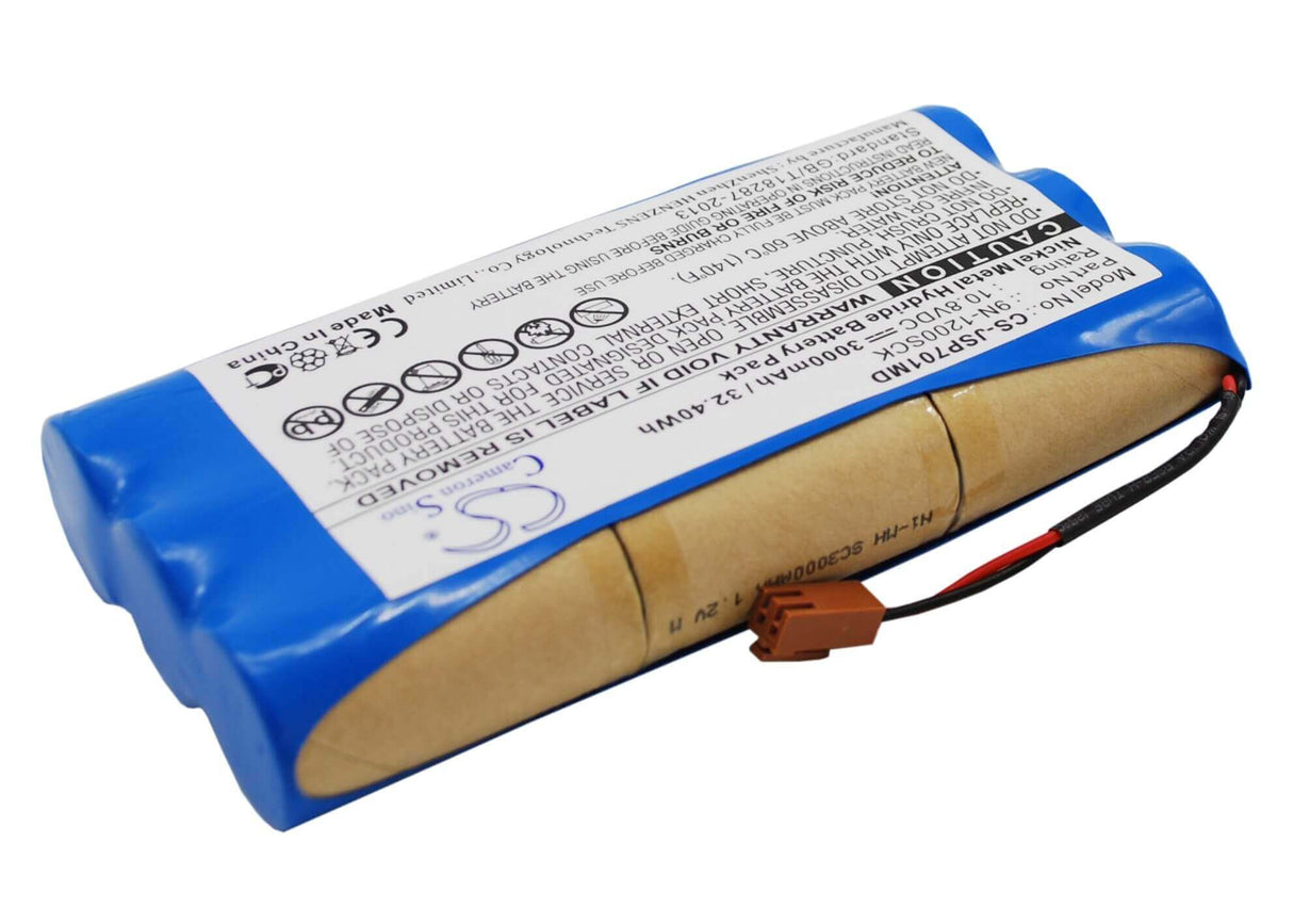 10.8V, Ni-MH, 3000mAh, Medical battery fits Jms, 9n-1200sck, Infusion Pump Ot-701, Ot-601, 32.40Wh Medical Cameron Sino Technology Limited (Medical)