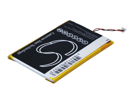 3.7V, Li-Polymer, 950mAh, Media Player battery fits Jnc, P50206, Ssf-h5, 3.52Wh Media Player Cameron Sino Technology Limited