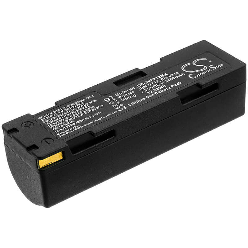 3.7V, Li-ion, 3400mAh, Camera battery fits Jvc, Bn-v712, Gr-dv14, Gr-dv2, 12.58Wh Camera Cameron Sino Technology Limited (Camera)